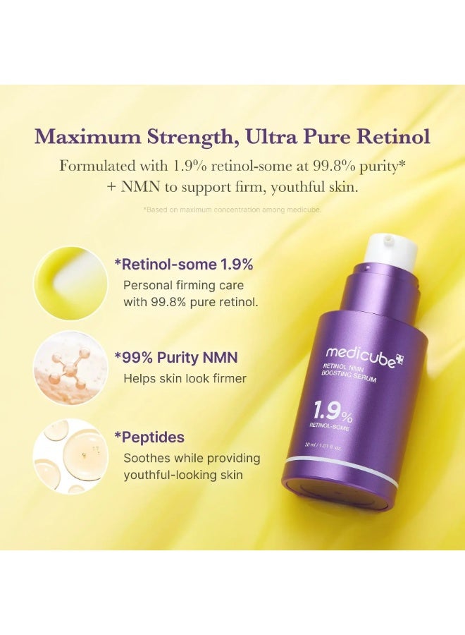 Medicube Retinol NMN Boosting Serum for Sensitive Skin, Moisturising Essence, 30 ml - Image 2